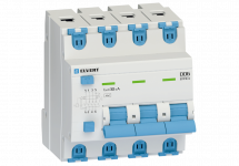 Автоматический выключатель дифф.тока D06 4р C63 30 мА электрон. тип АС ELVERT