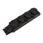 Колодка удлинителя 4-м 16А IP44 230В 2P+PE влагозащ. каучук PROCONNECT 111-114-4 Колодка удлинителя 4-м 16А IP44 230В 2P+PE влагозащ. каучук PROCONNECT 111-114-4