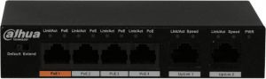 Коммутатор DH-PFS3006-4ET-60 4х100Мбит 4PoE неуправляемый Dahua 1084911 Коммутатор DH-PFS3006-4ET-60 4х100Мбит 4PoE неуправляемый Dahua 1084911