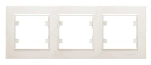Рамка 3-м Karea горизонт. крем. Makel 56010703 Рамка 3-м Karea горизонт. крем. Makel 56010703