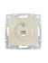 Розетка телефонная СП Vesna евро стандарт механизм крем. LEZARD 742-0388-137