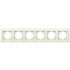 Рамка 6-м Афина универс. сл. кость (ivory) Universal A1043-I