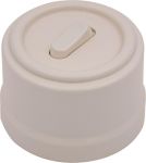 Выключатель 1-кл. (клавишный) пластик песочн. зол. Bironi B1-220-24 Выключатель 1-кл. (клавишный) пластик песочн. зол. Bironi B1-220-24