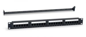 Патч-панель 19дюйм 1U кат.5E 24 порта RJ45 Dual IDC WR-PL-24-C5E-D с задним кабельным организатором черн. WRline 505208 Патч-панель 19дюйм 1U кат.5E 24 порта RJ45 Dual IDC WR-PL-24-C5E-D с задним кабельным организатором черн. WRline 505208