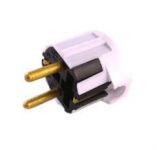 Вилка электрическая штепс. угловая с заземл. 16А бел. БЕЛТИЗ В16-003 Вилка электрическая штепс. угловая с заземл. 16А бел. БЕЛТИЗ В16-003