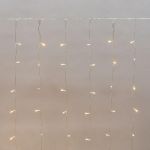 Гирлянда светодиодная "Светодиодный Дождь" 2х3м 300LED тепл. бел. 8.5Вт 230В IP44 эффект мерцания прозр. провод Neon-Night 235-556