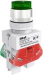 Выключатель кнопочный LED ABLFP ВК-22 d22мм 220В зел. DEKraft 25026DEK Выключатель кнопочный LED ABLFP ВК-22 d22мм 220В зел. DEKraft 25026DEK