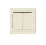 Выключатель 2-кл. СП Валери 10А IP20 сл. кость UNIVersal Б-В0023 Выключатель 2-кл. СП Валери 10А IP20 сл. кость UNIVersal Б-В0023
