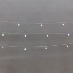 Гирлянда светодиодная "Шарики" 5м 20LED мульти (RG/RB) IP20 230В мигание провод прозр. Neon-Night 304-021