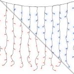 Гирлянда "Шарики" ILDBL050-B-E 2.4см 50 LED.7.5м син. SHLights 4690601041227