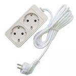 Удлинитель 2х3м с заземл. 16А IP20 3.5кВт ПВС Союз 481S-6203 Удлинитель 2х3м с заземл. 16А IP20 3.5кВт ПВС Союз 481S-6203