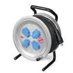 Удлинитель на метал. катушке 4х40м с заземл. 16А IP44 4кВт КГ с защ. крышкой Союз 481S-4004. Удлинитель на метал. катушке 4х40м с заземл. 16А IP44 4кВт КГ с защ. крышкой Союз 481S-4004.