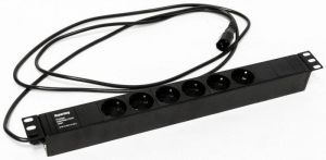 Блок розеток 6-м 10А SHE19-6SH-S-2.5IEC Schuko горизонт. с выкл. шнур 2.5м Hyperline 397027 Блок розеток 6-м 10А SHE19-6SH-S-2.5IEC Schuko горизонт. с выкл. шнур 2.5м Hyperline 397027