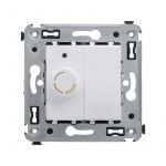 Диммер поворотный СП Avanti "Белое облако" DKC 4400133 Диммер поворотный СП Avanti "Белое облако" DKC 4400133