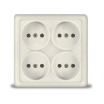 Розетка 4-м ОП Олимп 16А IP20 квадрат. без заземл. сл. кость UNIVersal 1170 Розетка 4-м ОП Олимп 16А IP20 квадрат. без заземл. сл. кость UNIVersal 1170