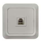 Розетка телефонная 1-м СП Bolleto 7034 16А IP20 бел. ASD / IN HOME 4690612000398 Розетка телефонная 1-м СП Bolleto 7034 16А IP20 бел. ASD / IN HOME 4690612000398