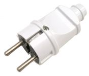 Вилка прямая с заземл. 16А 4140 бел. ASD / IN HOME 4690612000565 Вилка прямая с заземл. 16А 4140 бел. ASD / IN HOME 4690612000565