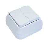 Выключатель 2-кл. ОП 10А IP20 бел. Makel 45103 Выключатель 2-кл. ОП 10А IP20 бел. Makel 45103