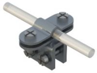 Фальцевый держатель прутка универсальный, оцинкованный Фальцевый держатель прутка универсальный, оцинкованный