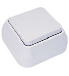 Выключатель 1-кл. ОП 10А IP20 бел. Makel 45101 Выключатель 1-кл. ОП 10А IP20 бел. Makel 45101