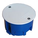 Коробка разветвительная СП d70х40 крышка на винтах пластиковые лапки для г/к Epplast 155176 Коробка разветвительная СП d70х40 крышка на винтах пластиковые лапки для г/к Epplast 155176