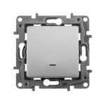 Выключатель 1-кл. СП Etika 10А IP20 250В 10AX с подсветкой/индикацией безвинтов. зажимы механизм алюм. Leg 672403 Выключатель 1-кл. СП Etika 10А IP20 250В 10AX с подсветкой/индикацией безвинтов. зажимы механизм алюм. Leg 672403