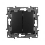 Выключатель 2-кл. СП Etika 10А IP20 250В 10AX авт. зажимы механизм антрацит Leg 672602 Выключатель 2-кл. СП Etika 10А IP20 250В 10AX авт. зажимы механизм антрацит Leg 672602