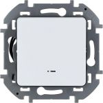 Переключатель 1-кл. Inspiria 10А IP20 250В 10AX с подсветкой / индикацией механизм бел. Leg 673660 Переключатель 1-кл. Inspiria 10А IP20 250В 10AX с подсветкой / индикацией механизм бел. Leg 673660