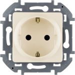Розетка 1-м СП Inspiria 16А IP20 250В 2P+E защ. шторки немецк. стандарт механизм сл. кость Leg 673731 Розетка 1-м СП Inspiria 16А IP20 250В 2P+E защ. шторки немецк. стандарт механизм сл. кость Leg 673731