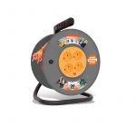 Удлинитель на катушке 4х20м без заземл. 10А IP20 ВЕМ-250 ПВС 2х1 термозащита UNIVersal 9632896 Удлинитель на катушке 4х20м без заземл. 10А IP20 ВЕМ-250 ПВС 2х1 термозащита UNIVersal 9632896