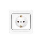 Розетка 1-м СП Валери 16А IP20 с заземл. бел. UNIVersal В0028 Розетка 1-м СП Валери 16А IP20 с заземл. бел. UNIVersal В0028
