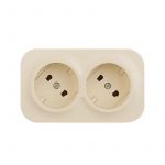 Розетка 2-м ОП Quteo 16А IP20 250В 2х2P без заземл. без защ. шторок сл. кость Leg 782261 Розетка 2-м ОП Quteo 16А IP20 250В 2х2P без заземл. без защ. шторок сл. кость Leg 782261