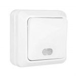 Выключатель 1-кл. ОП Олимп 10А IP20 с подсветкой бел. UNIVersal О0121 Выключатель 1-кл. ОП Олимп 10А IP20 с подсветкой бел. UNIVersal О0121