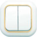 Выключатель 2-кл. СП Валентина 6А IP20 С56-034 бел./зол. Кунцево 7648 Выключатель 2-кл. СП Валентина 6А IP20 С56-034 бел./зол. Кунцево 7648