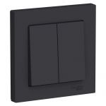 Выключатель 2-кл. СП AtlasDesign 10А IP20 (сх. 5) 10AX в сборе карбон SE ATN001052 Выключатель 2-кл. СП AtlasDesign 10А IP20 (сх. 5) 10AX в сборе карбон SE ATN001052