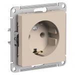 Розетка AtlasDesign 16А с заземл. механизм песочн. SE ATN001243 Розетка AtlasDesign 16А с заземл. механизм песочн. SE ATN001243
