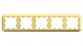 Рамка 5-пост. AtlasDesign Antique универс. зол. SE ATN101605 Рамка 5-пост. AtlasDesign Antique универс. зол. SE ATN101605