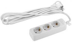 Удлинитель 3х3м с заземл. 10А IP20 UX-3e-3m ПВС 3х0.75 Эра Б0035750 Удлинитель 3х3м с заземл. 10А IP20 UX-3e-3m ПВС 3х0.75 Эра Б0035750