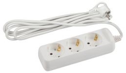 Удлинитель электрический U-3e-5m-3x1.5 с заземлением 3 розетки 5м ПВС 3х1.5кв.мм 16А Эра Б0044033 Удлинитель электрический U-3e-5m-3x1.5 с заземлением 3 розетки 5м ПВС 3х1.5кв.мм 16А Эра Б0044033