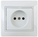 Розетка 1-м СП Plano 1-201-01 16А IP20 250В 2P бел. Intro Б0053859 Розетка 1-м СП Plano 1-201-01 16А IP20 250В 2P бел. Intro Б0053859