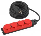 Удлинитель силовой UK-4e-3x1.5-10m-IP44(KG) с заземлением 4 розетки каучук 10м КГ 3х1.5кв.мм IP44 Эра Б0057586 Удлинитель силовой UK-4e-3x1.5-10m-IP44(KG) с заземлением 4 розетки каучук 10м КГ 3х1.5кв.мм IP44 Эра Б0057586