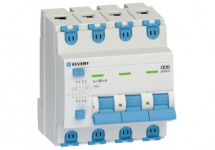Автоматический выключатель дифф.тока D06 4р B06 30 мА электрон. тип АС ELVERT