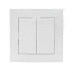 Выключатель 2-кл. СП Валенсия 10А IP20 бел. PROxima EKF EWV10-023-10 Выключатель 2-кл. СП Валенсия 10А IP20 бел. PROxima EKF EWV10-023-10