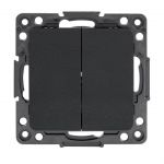 Выключатель 2-кл. Стокгольм 10А механизм черн. PROxima EKF EZV10-023-10 Выключатель 2-кл. Стокгольм 10А механизм черн. PROxima EKF EZV10-023-10