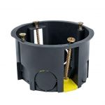 Коробка установочная КМП-020-011 для полых стен 71х45 полипропилен пласт. лапки IP30 черн. EKF plc-kmp-020-011 Коробка установочная КМП-020-011 для полых стен 71х45 полипропилен пласт. лапки IP30 черн. EKF plc-kmp-020-011