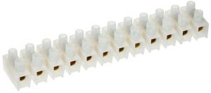 Колодка клеммная ЗВИ-100 10-25кв.мм 12 пар ПВХ полиэтилен IEK UZV3-100-25