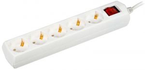 Удлинитель 5х3м с заземл. 10А IP20 У05В 2P+PE 250В 3х1 GENERICA WYP10-10-05-03-ZK-G Удлинитель 5х3м с заземл. 10А IP20 У05В 2P+PE 250В 3х1 GENERICA WYP10-10-05-03-ZK-G